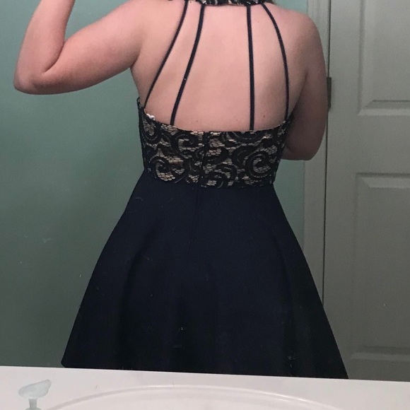 Navy blue semi formal “homecoming” dress! - Picture 2 of 2